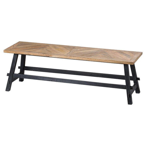 Hill Interiors Nordic Collection Dining Table Bench - Benches