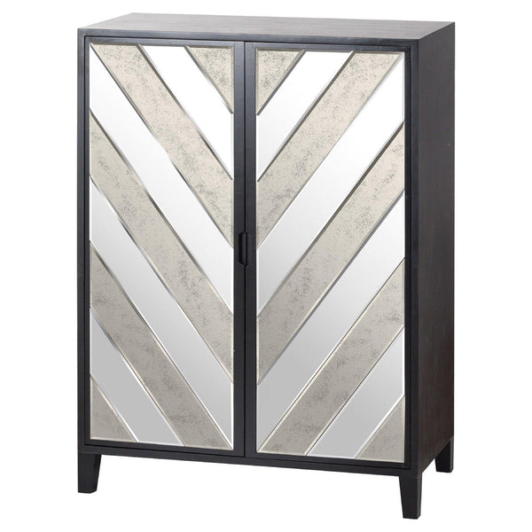 Hill Interiors Soho Collection Large 2 Door Bar - Display Cabinets