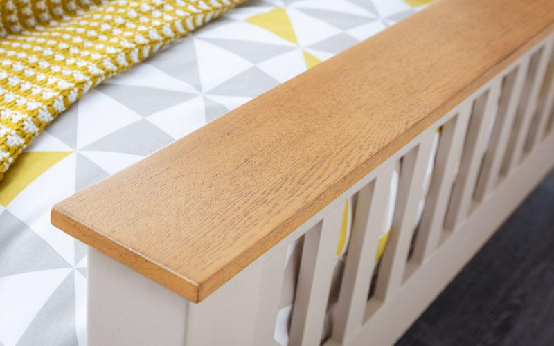 Julian Bowen Richmond Bed  -  Solid Oak with Real Oak Veneers - Beds & Bed Frames