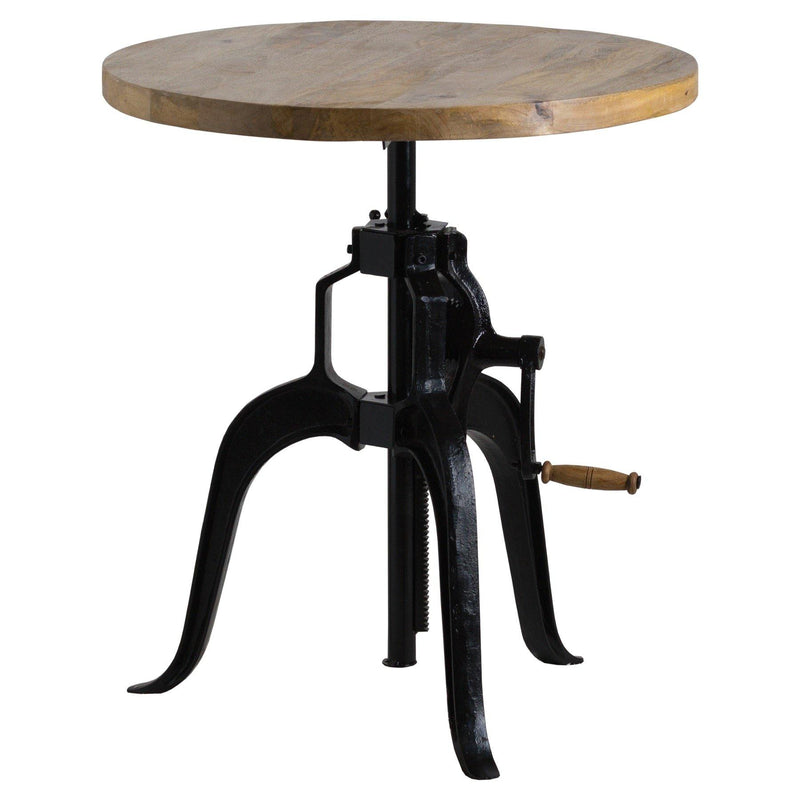 Hill Interiors Draftsman Adjustable Bar Bistro Table - 