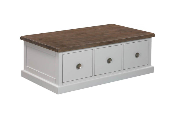 Hill Interiors Hampton Collection Three Drawer Coffee Table - Coffee Tables