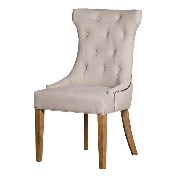 Hill Interiors High Wing Ring Backed Dining Chair - Dining Chairs