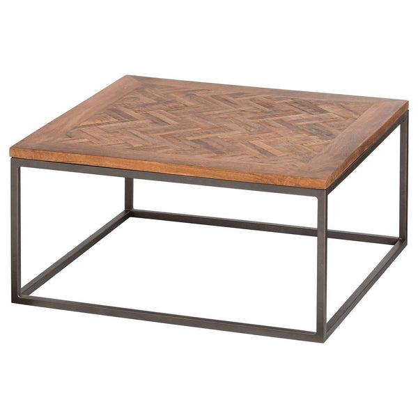 Hill Interiors Hoxton Collection Coffee Table With Parquet Top - Coffee Tables