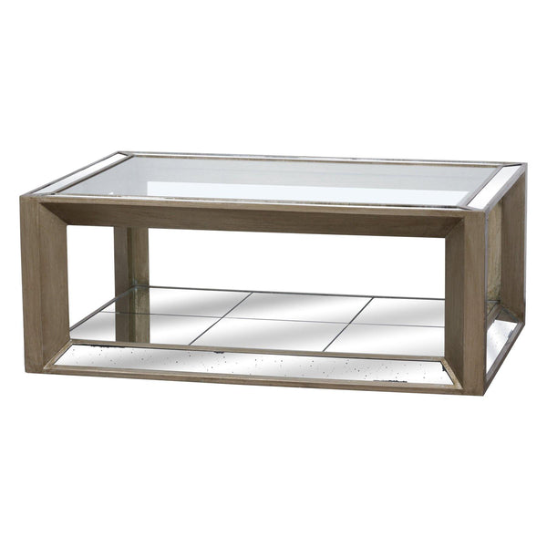 Hill Interiors Large Augustus Mirrored Coffee Table - Coffee Tables