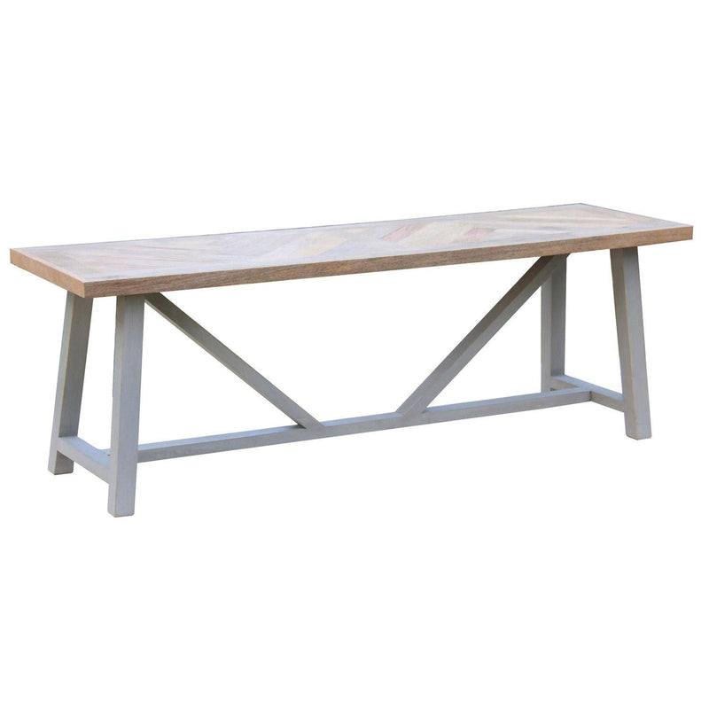 Hill Interiors Nordic Grey Collection Dining Bench - Benches