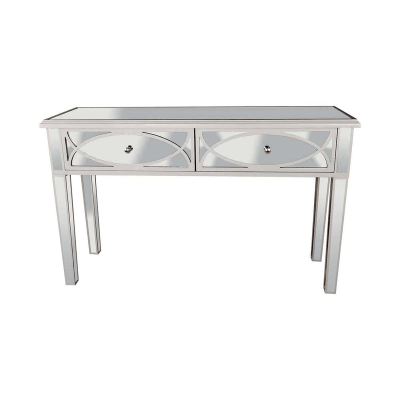 Hill Interiors Paloma Collection Mirrored Two Drawer Console - Console Tables