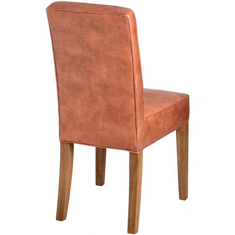 Hill Interiors Tan Faux Leather Dining Chair - Dining Chairs