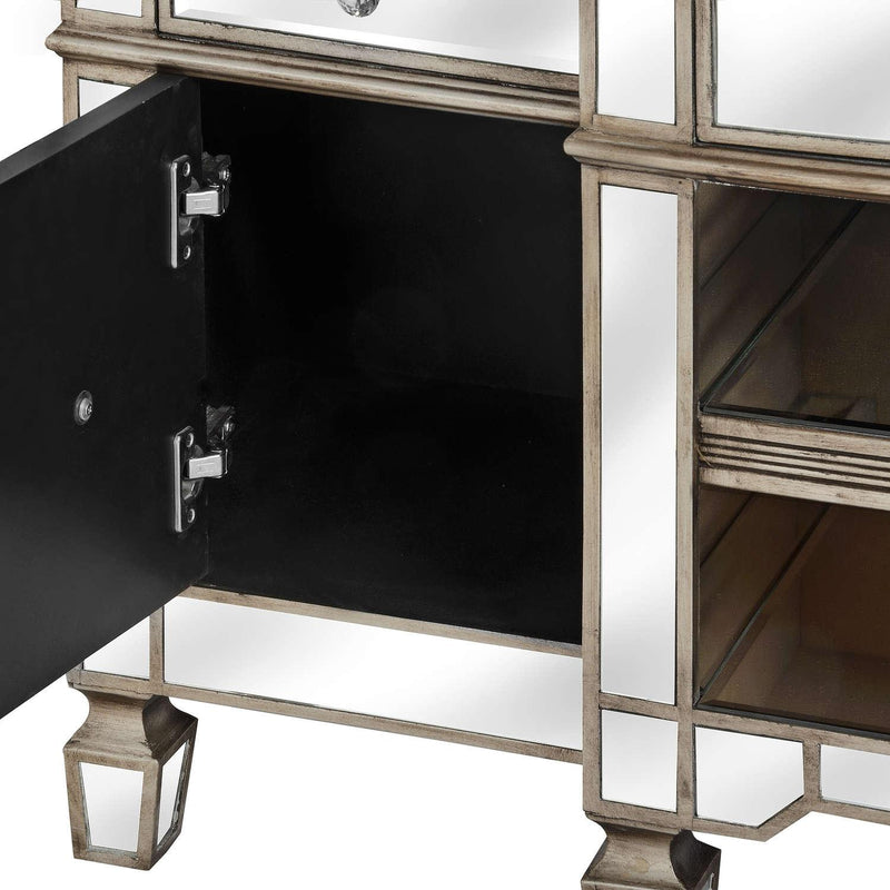 Hill Interiors The Belfry Collection Mirrored Media Unit - Media Units