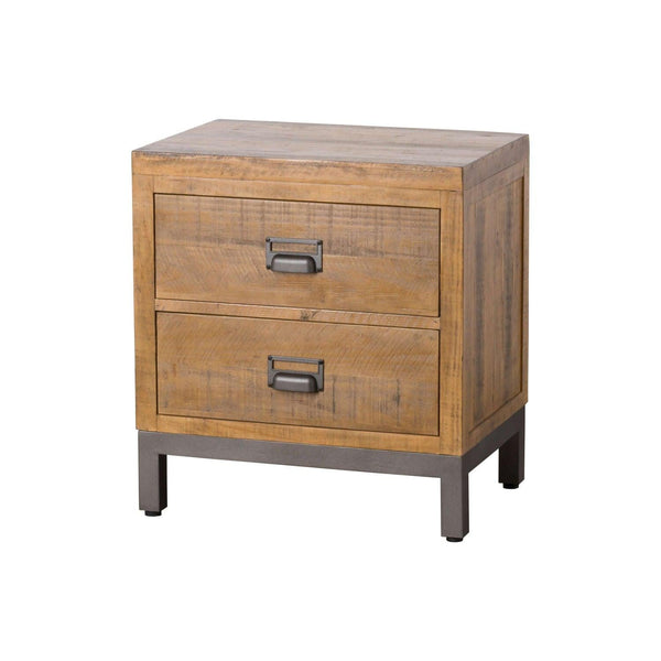 Hill Interiors The Draftsman Collection Two Drawer Bedside - Bedside Cabinets