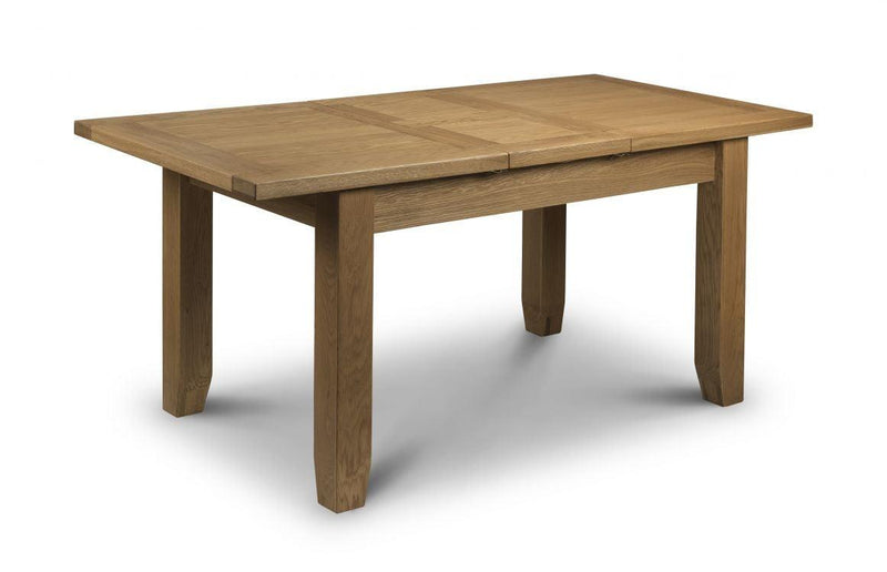 Julian Bowen Astoria Extending Oak Dining Table  -  Solid Oak with Real Oak Veneers - Dining Tables