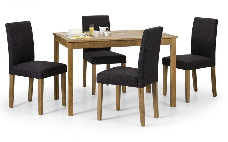Julian Bowen Coxmoor Oak Rectangular Dining Table  -  Solid Oak - Dining Tables