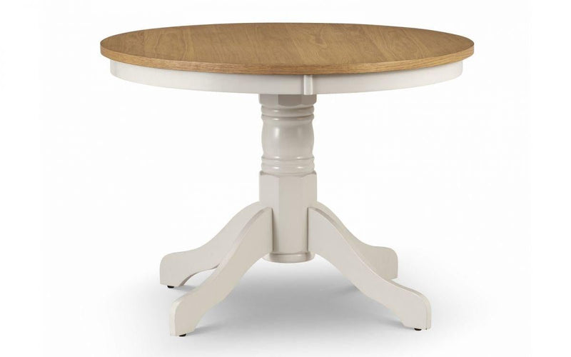 Julian Bowen Davenport Round Pedestal Table - Dining Tables