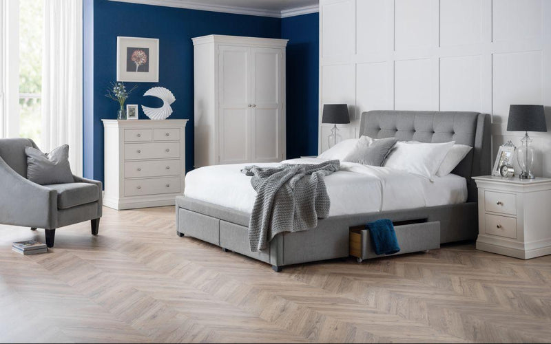 Julian Bowen Fullerton 4 Drawer 135Cm Double Bed - Beds & Bed Frames