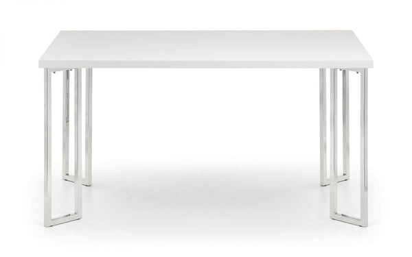 Julian Bowen Manhattan Dining Table  -  Lacquered MDF - Dining Tables