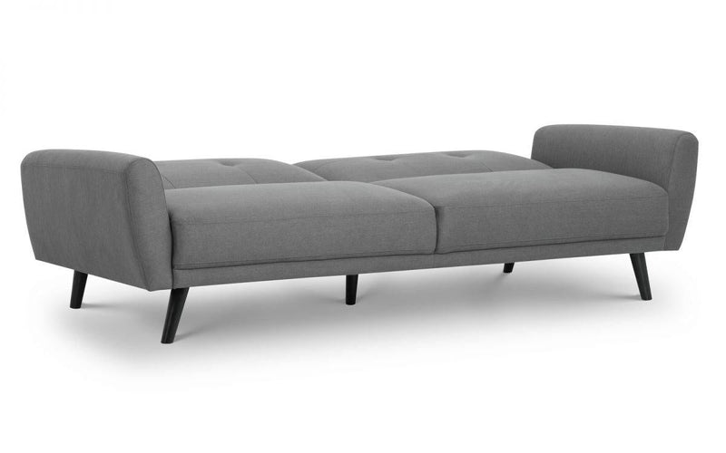 Julian Bowen Monza Fabric Sofa Bed - Grey - Sofas & Armchairs