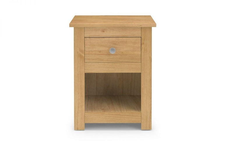 Julian Bowen Radley Bedside   -   Waxed Pine - Bedside Cabinets