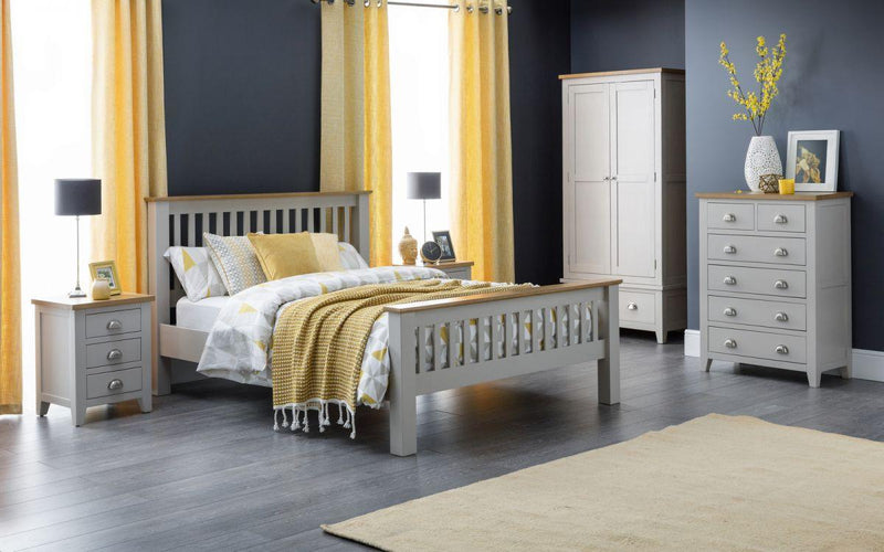 Julian Bowen Richmond Bed  -  Solid Oak with Real Oak Veneers - Beds & Bed Frames