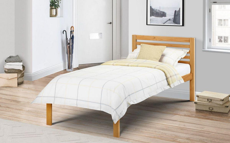 Julian Bowen Slocum Single Bed Antique pine 90cm - Beds & Bed Frames