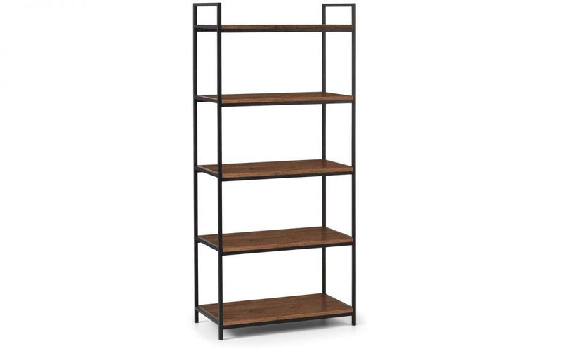 Julian Bowen Tribeca Tall Bookcase   -   Walnut - Bookcases & Standing Shelves