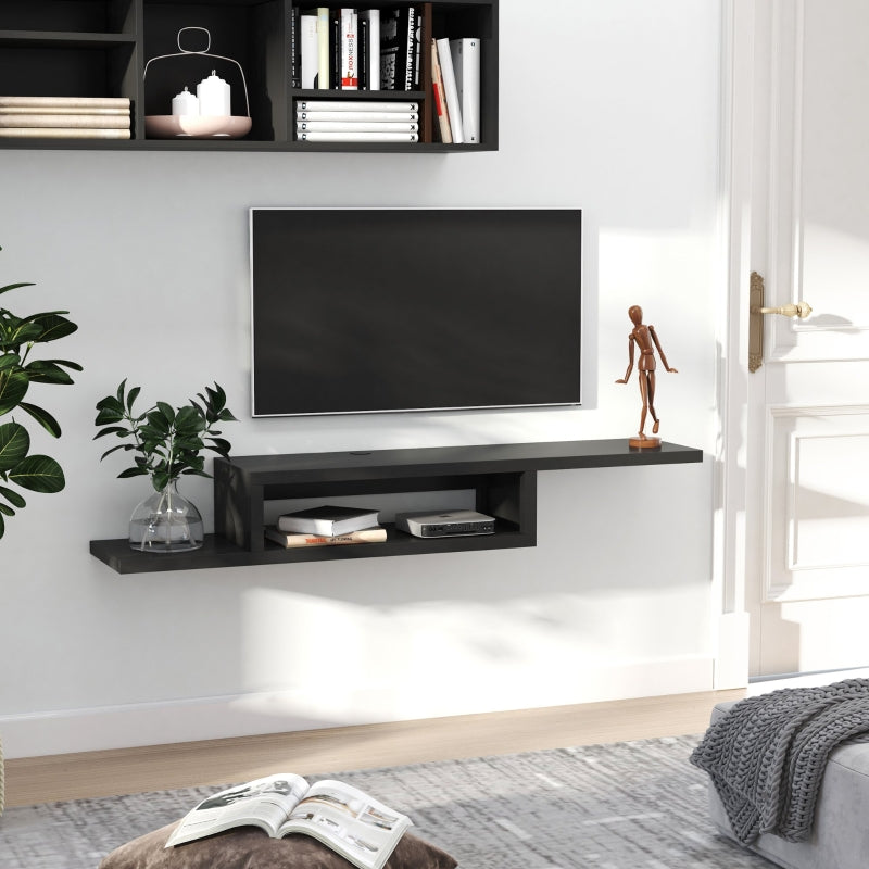 Z-Shaped Floating TV Stand