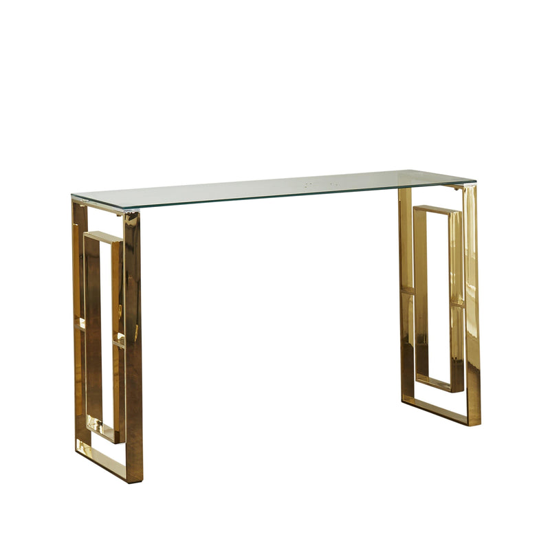 Native Lifestyle Milano Gold Plated Console Table - Console Tables
