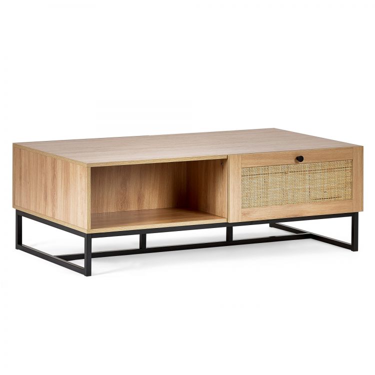 Light Oak Coffee Table With Storage