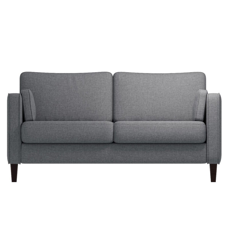 Dark Grey 2 Seater Cushion Back Sofa