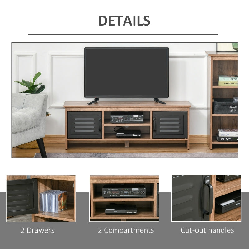Black and Brown TV Unit
